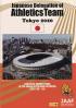 Japanese delegation of athletics team, Tokyo 2020 athletics competitions of the games of the XXXII Olympiad, 2021.7.30-8.8
